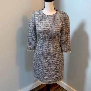 EUC J. Crew 3/4 Sleeve Dress